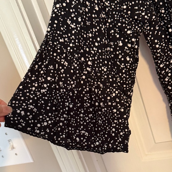 Angie Black and White Speckled romper - Picture 4 of 6